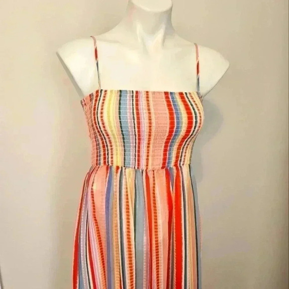 NEW! Jack by BB Dakota/Multi-color Tiered Maxi Dress/ Size XS - Picture 6 of 14